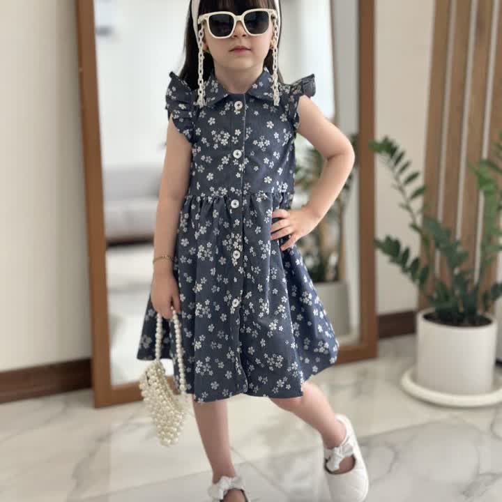بچگانه پیراهن دخترانه لی تابستانی
